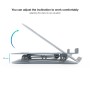 Comprar Soporte Elevador Aluminio Ajustable Ergon Portátil - Ganga Electrónica