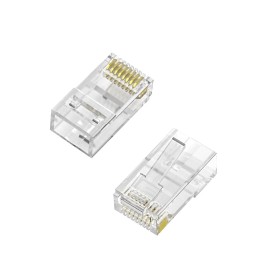 Comprar Aisens Pack de 100 Conectores RJ45 8 Hilos Cat.6 Awg24 - Ganga Electrónica