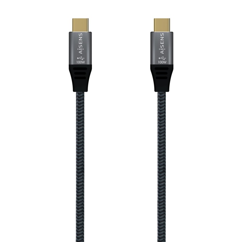 Comprar Aisens Cable USB 3.2 Gen2x2 Aluminio 20gbps 8k@30hz 5a 100w E-Mark, Tipo Usb-C/M-Usb-C/M - 0.60m - Gris - Ganga Electrón