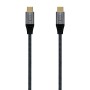 Comprar Aisens Cable USB 3.2 Gen2x2 Aluminio 20gbps 8k@30hz 5a 100w E-Mark, Tipo Usb-C/M-Usb-C/M - 1m - Gris - Ganga Electrónica