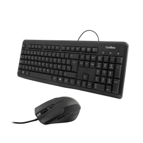 Comprar Teclado Español + Ratón Coolbox USB Negro Coo Ktr 01u - Ganga Electrónica