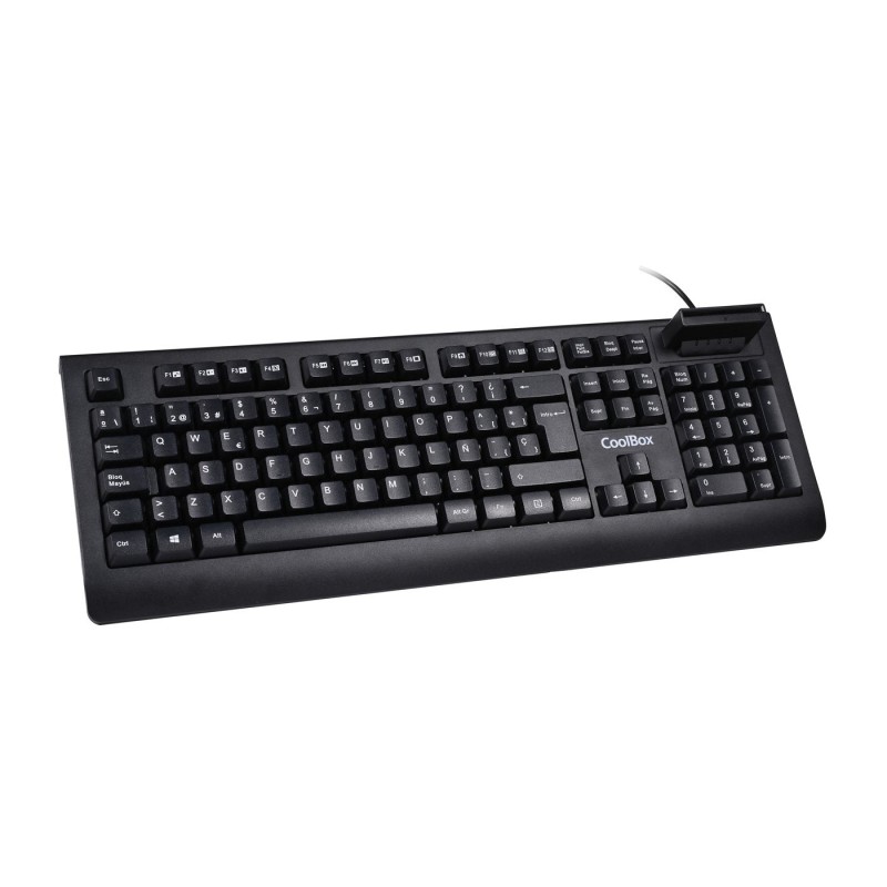 Comprar Teclado Español con Lector Dnie Coolbox Compatible con Dni 4.0 Conexión USB - Ganga Electrónica