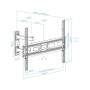 Comprar Tooq Soporte Pared Pantallas 37-70" Gira/Incli - Negro - Ganga Electrónica