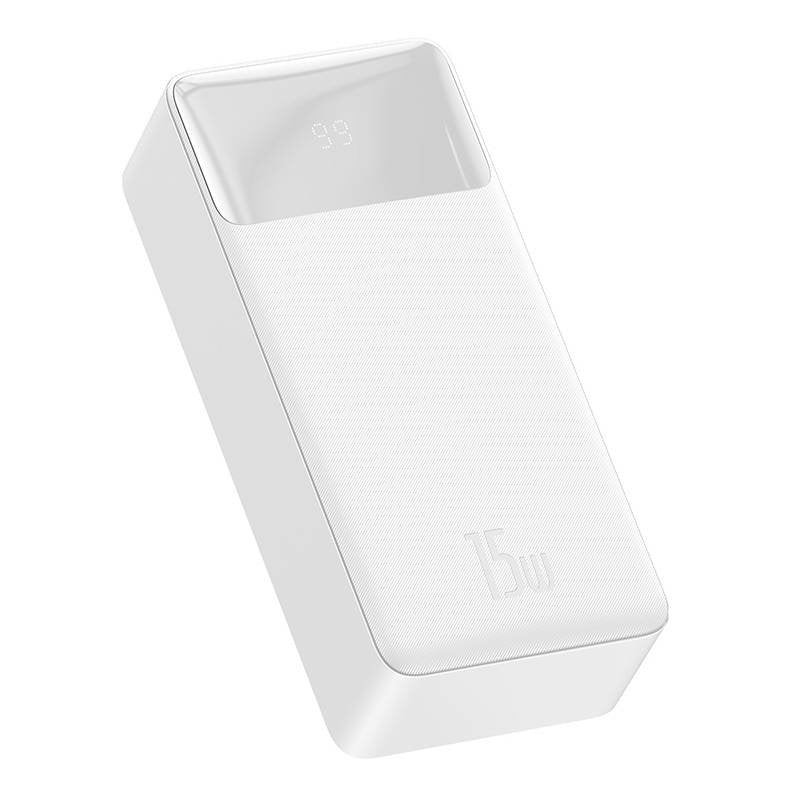Comprar Baseus Powerbank Bipow 30000mah 15w Blanco Os - Ganga Electrónica