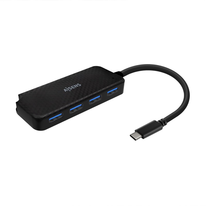 Comprar Aisens Hub USB 3.1 Usb-C - Usb-C/M-4xtipo A/H - 15cm - Color Negro - Ganga Electrónica