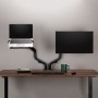 Comprar Aisens Soporte de Mesa Contrapeso Giratorio e Inclinable para Portatil y Monitor / TV 8kg de 17-32" - Negro - Ganga Elec