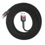 Comprar Baseus Catklf-U91 Cable USB USB 2.0 3 M USB a USB C Negro, Rojo - Ganga Electrónica