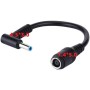 Comprar Cable Adaptador para Cargador Hp Dell de 7.4mm * 5.0mm a Punta Hp 4.5mm * 3.0mm Cable de 0.15 M Negro - Ganga Electrónic