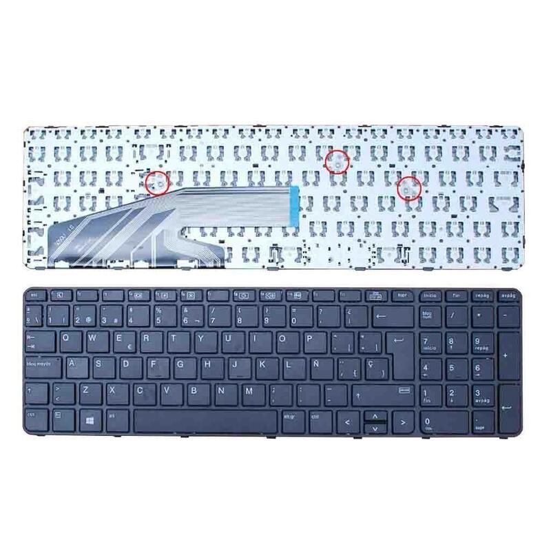 Comprar Teclado Español Compatible para Portatil Hp Probook 650 G2 650 G3 655 G2 655 G3 Series Español Nuevo 1 Año de Garantia -