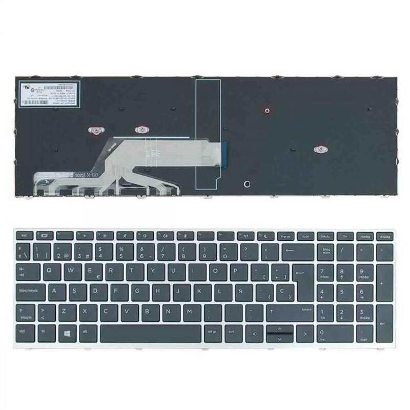 Comprar Teclado Español Compatible para Portátil Hp Probook 650 G4 650 G5 450 G5 455 G5 470 G5 Teclado Español Nuevo 1 Año de - 