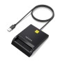 Comprar Aisens Lector de Tarjeta Inteligente Dni - Negro - Ganga Electrónica