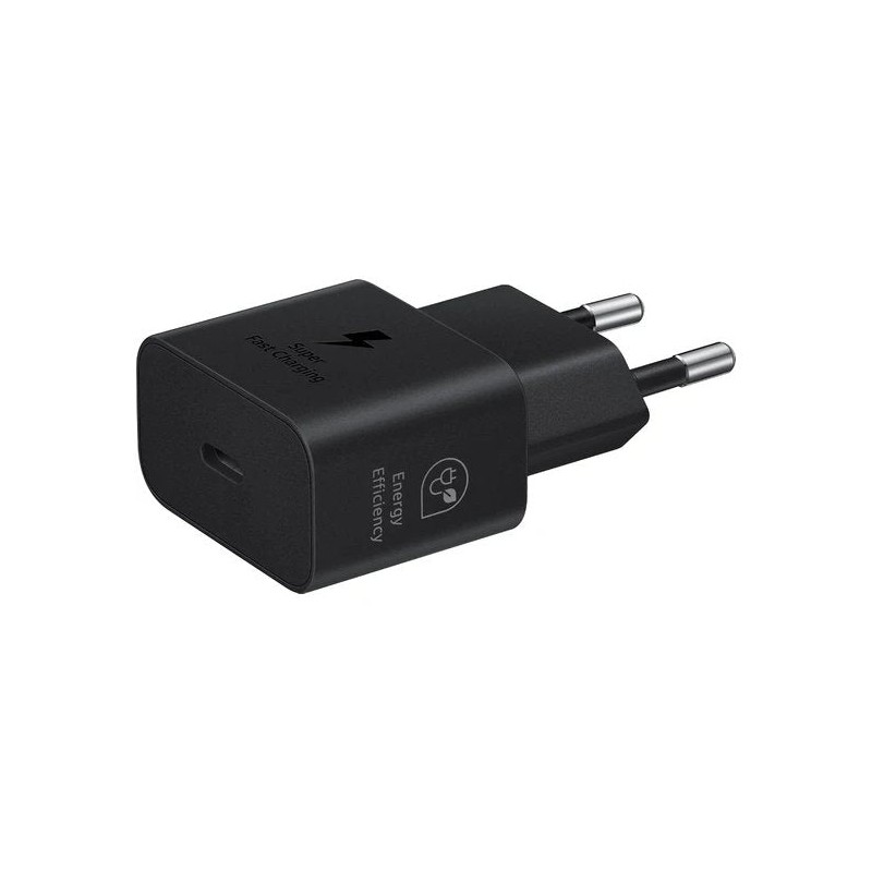 Comprar Cargador Samsung Type C 25w Negro USB Carga Rápida 1 Puerto 5v (Sin Cable) - Ganga Electrónica