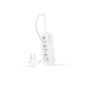Comprar Nanocable Regleta 3 Tomas - 1.4m - Blanco - Ganga Electrónica