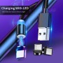 Comprar Cable de Carga Magnetico de USB a Micro Usb, Usb-C y Lightning 3 en 1 1 Metro 5v/2.4v - Ganga Electrónica