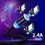 Comprar Cable de Carga Magnetico de USB a Micro Usb, Usb-C y Lightning 3 en 1 1 Metro 5v/2.4v - Ganga Electrónica