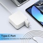 Comprar Cargador USB Tipo-C 5-20v-3,25a Max 65w Blanco Compatible con Todo Tipo de Portátiles - Ganga Electrónica