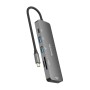 Comprar Aisens Usb-C Dock 6 en 1 - Usb-C a 1xhdmi - 2xusb-A - 1xusb-C PD 100w - 1xsd - 1xmicro Sd - 15cm - Ganga Electrónica