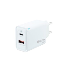Comprar Coolbox Cargador Pared/Viaje 3.0 Gan Usb-C/Pd + Usb-A 45w Blanco Coolbox Máximo 45w/ 1xusb-C, 1xusb-A/ Quickcharge 3.0 -