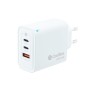Comprar Coolbox Cargador Pared/Viaje 3.0 Gan 2xusb-C/Pd + Usb-A 65w Blanco Máximo 65w/ 2xusb-C, 1xusb-A/ Quickcharge 3.0 - Ganga