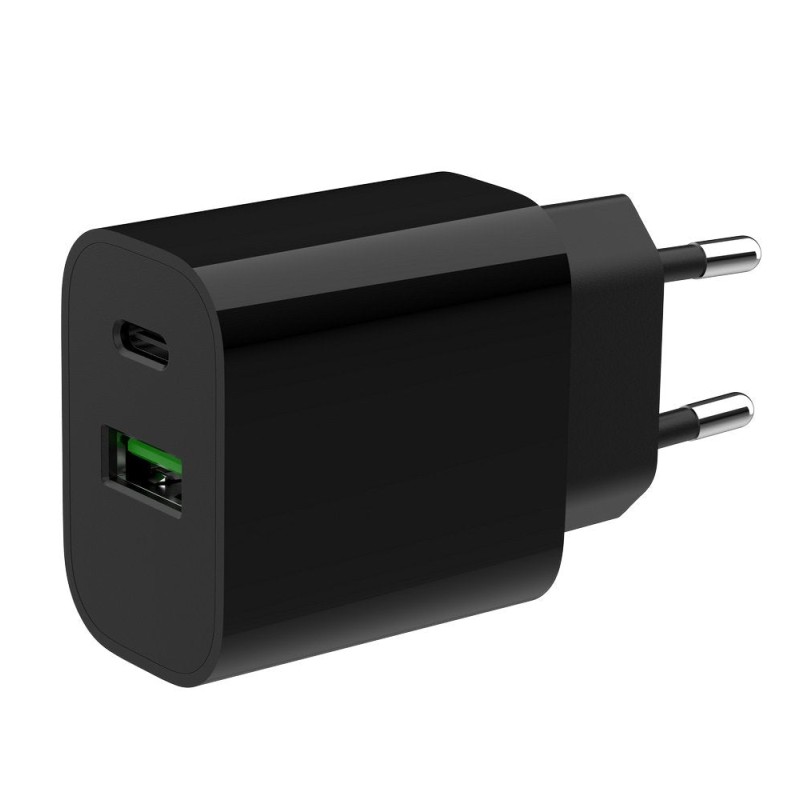 Comprar Cargador Rapido USB Gembird de 2 Puertos y 20 W, Negro - Ganga Electrónica