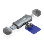 Comprar Lector de Tarjetas Externo Aisens Ascr-2ac08-Gr USB 3.1 - Ganga Electrónica