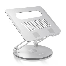 Comprar Aisens Soporte de Sobremesa Xl Giratorio Ajustable para Portatil / Tablet 10-17, Plata - Ganga Electrónica