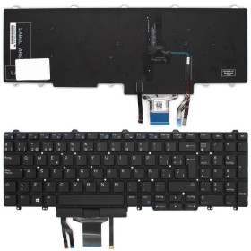 Comprar Teclado Español Compatible para Portatil Dell Latitude E5450 E5470 P48g P63g Nuevo Retroiluminado y con Pointstick 1 Año