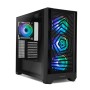 Comprar Caja PC Hummer Plasma ATX Panel Frontal Mesh Cristal Templado 4x Ventiladores Argb Preinstalados, Usb-C y 3.0, Negro - G