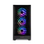 Comprar Caja PC Hummer Plasma ATX Panel Frontal Mesh Cristal Templado 4x Ventiladores Argb Preinstalados, Usb-C y 3.0, Negro - G