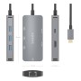 Comprar Aisens Usb-C Dock 6 en 1, Usb-C a 1xhdmi, 1xrj45, 3xusb-A, 1xusb-C Pd, Gris, 15cm - Ganga Electrónica