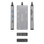 Comprar Aisens Usb-C Dock 9 en 1, Usb-C a 2xhdmi, 1xrj45, 2xusb-A Usb3.0, 1xusb-A Usb2.0, 1xusb-C Pd, 1xsd, 1xmicro Sd, Gris, 15