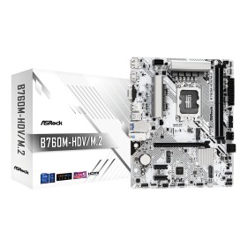 Comprar Placa Base Asrock B760m-Hdv M.2 Matx Lga1700 2xddr5 1xpcie 4.0 X16 LAN 1GB S - Ganga Electrónica