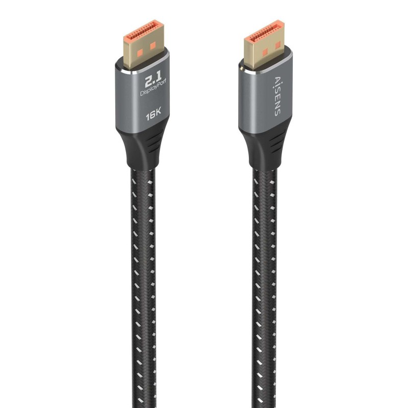 Comprar Aisens Cable Displayport V2.1 16k@60hz 80gbps, Dp/M-Dp/M, Negro, 1.5m - Ganga Electrónica