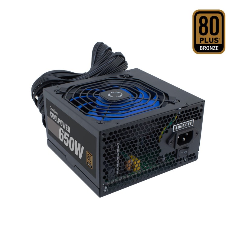 Comprar Fuente de Alimentación Coolbox Coolpower 650w 80+Bronce 20+4 Pin ATX ATX Negro - Ganga Electrónica