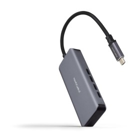 Comprar Nanocable Hub Usb-C/M a 3xusb-C/H Aluminio 10 Cm - Ganga Electrónica