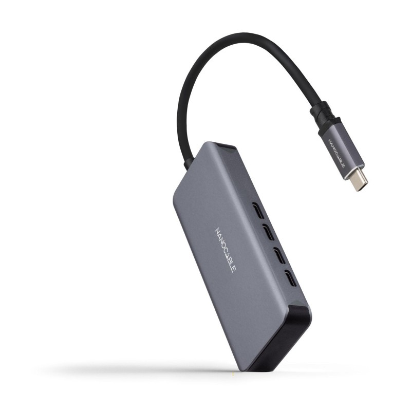 Comprar Nanocable Hub Usb-C/M a 3xusb-C/H Aluminio 10 Cm - Ganga Electrónica