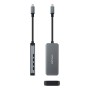 Comprar Nanocable Hub Usb-C/M a 3xusb-C/H Aluminio 10 Cm - Ganga Electrónica