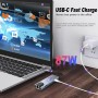 Comprar Adaptador Usb-C para Portátil con 2 x USB 3,0 , 1 x Usbc Pd100w, 1 x HDMI 4K , 1 x Red LAN RJ45 - Ganga Electrónica