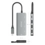 Comprar Hub USB Tipo-C Aisens A109-0945 3xusb 1xusb Tipo-C 1xusb Tipo-C PD Gris - Ganga Electrónica