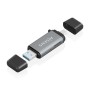 Comprar Aisens Lector de Tarjetas Sd, Micro Sd, Mmc, Rs-Mmc, Mmc Micro, Usb-A y Usb-C, Gris - Ganga Electrónica