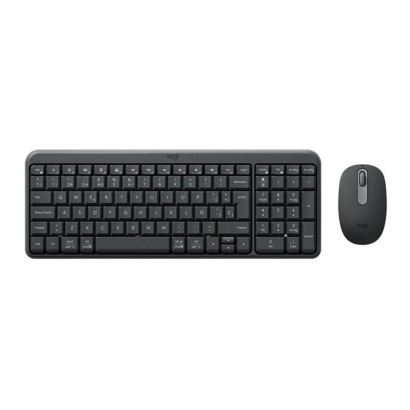 Comprar Teclado Español + Raton Logitech Mk250 Bluetooth Negro - Ganga Electrónica