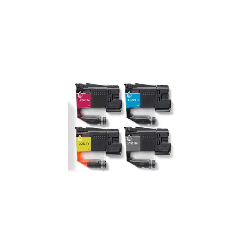 Comprar Tinta Compatible para Brother Lc521bk Negra Dcp-J1260w/J1313dw/J1360dw/J1460dw-0.5k Lc521bk Arlc521bk - Ganga Electrónic