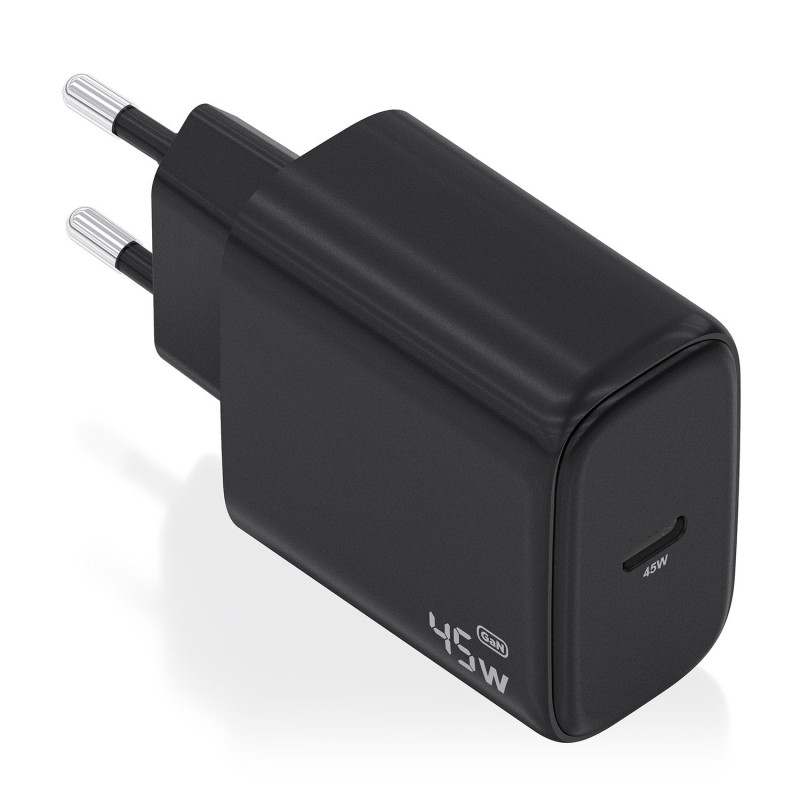 Comprar Aisens Cargador Gan 45w, 1xusb-C Pd3.0, Negro - Ganga Electrónica