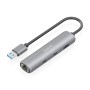Comprar Aisens Usb3.0 Dock Usb-A a Ethernet Gigabit + Hub 2xusb-C+1xusb-A, Gris, 15cm - Ganga Electrónica