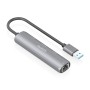 Comprar Aisens Usb3.0 Dock Usb-A a Ethernet Gigabit + Hub 2xusb-C+1xusb-A, Gris, 15cm - Ganga Electrónica