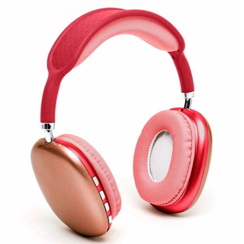 Comprar Auriculares Inalámbricos Bluetooth P9 Pro Max con Cancelación de Ruido, Rojo - Ganga Electrónica