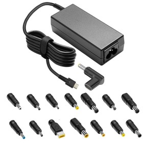 Comprar Cargador Usb-C Multipuntas 90w 20v 4,25a Compatible con Lenovo, Asus, Acer, Hp y Dell - Ganga Electrónica