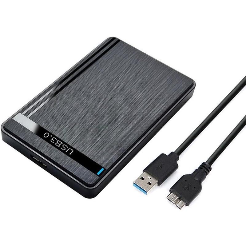 Comprar Caja Externa para Disco HDD / SSD 2.5'" - USB 3.0 - sin Tornillos - Negro - Ganga Electrónica