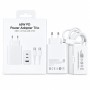 Comprar Cargador Rápido 65w PD 3 Puertos - 2 Usb-C + 1 Usb-A - con Cable Usb-C - Blanco - Ganga Electrónica