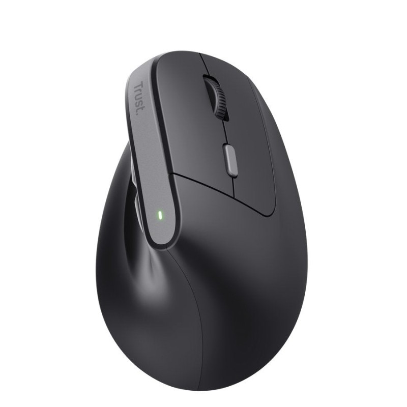 Comprar Ratón Trust Yuno Vertical Inalámbrico - Ergonómico - Recargable - Negro - Ganga Electrónica